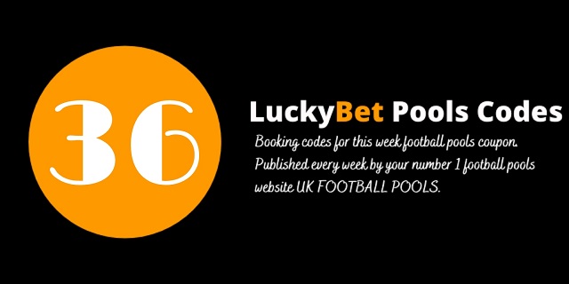 week 36 luckybet codes 2021