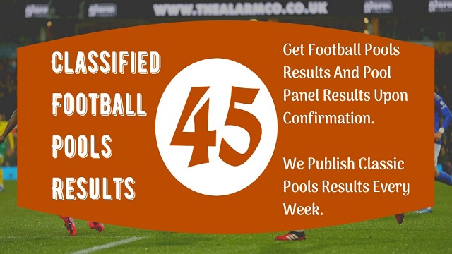 week 45 pool result 2021