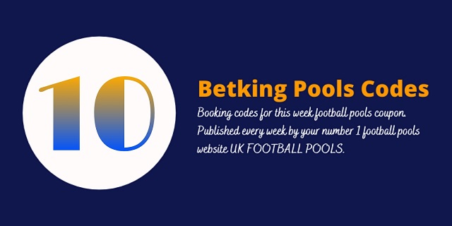 week 10 betking code 2021