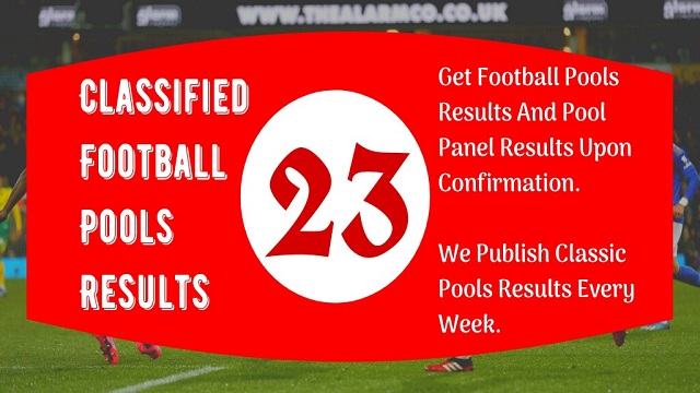 week 23 pool result 2021