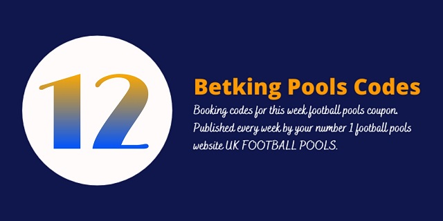 week 12 betking code 2022