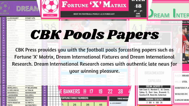 Late News Papers and Football Pools Forecasts for Week 12, 2023