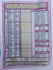 week 28 special advance fixtures 2024