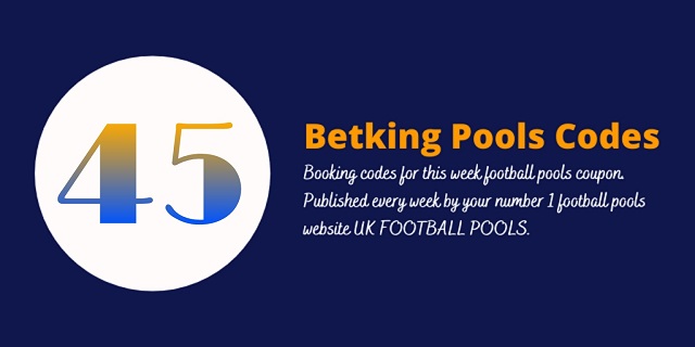 week 45 betking code 2024