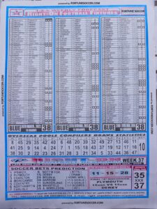 week 38 right on fixtures 2025 back page