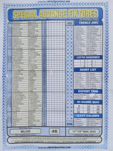 week 46 special advance fixtures 2025