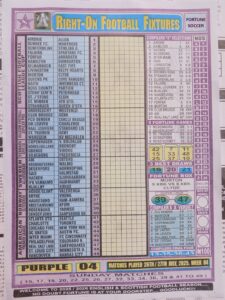 week 4 right on fixtures 2025 front page