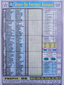 week 8 right on fixtures 2025 front page