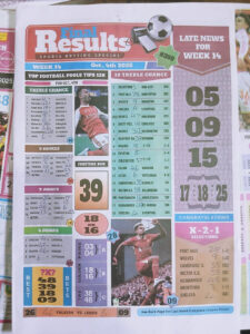 week 14 final results 2025 page 1
