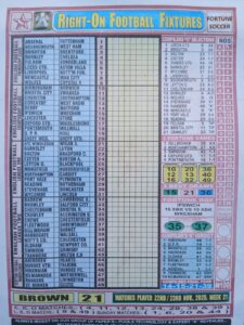 week 21 right on fixtures 2025 front page