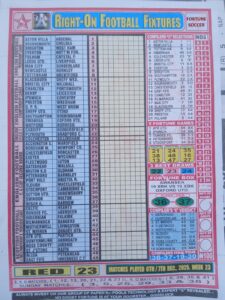 week 23 right on fixtures 2025 front page