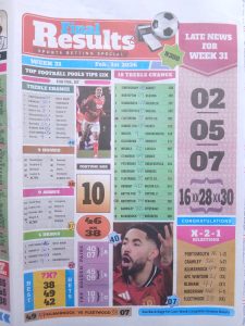 week 31 final results 2026 page 1