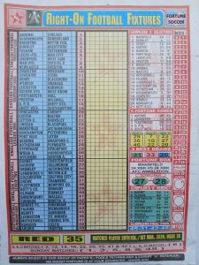 week 35 right on fixtures 2026 front page
