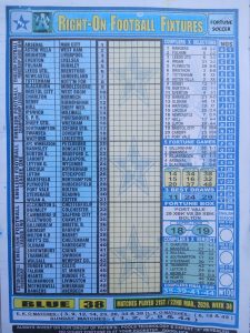 week 38 right on fixtures 2026 front page