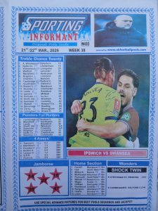 week 38 sporting informant 2026 page 1