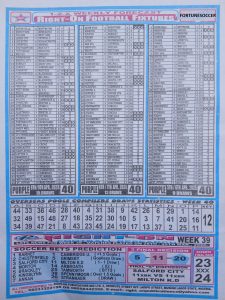 week 40 right on fixtures 2026 back page