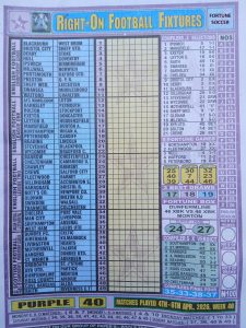 week 40 right on fixtures 2026 front page