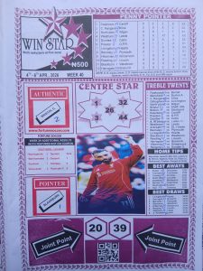week 40 winstar 2026 page 1