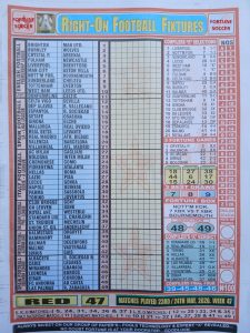 week 47 right on fixtures 2026 front page