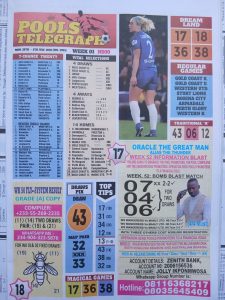 week 1 pools telegraph 2026 page 1