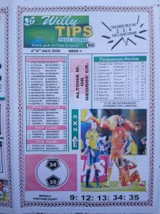week 1 willy tips 2026 page 1