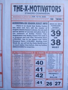 week 50 the x motivators 2026 page 1