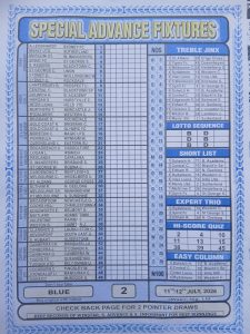 week 2 special advance fixtures 2026 front page