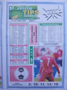 week 2 willy tips 2026 page 1