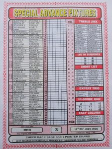 week 3 special advance fixtures 2026 front page