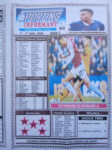 week 5 sporting informant guide 2026 page 1