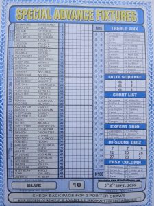 week 10 special advance fixtures 2026 front page