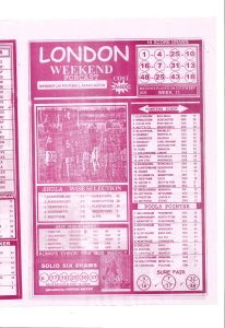 week 11 london weekend 2026 page 1