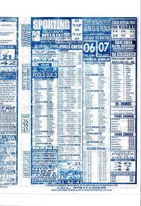 week 11 sporting telegraph 2026 page 1