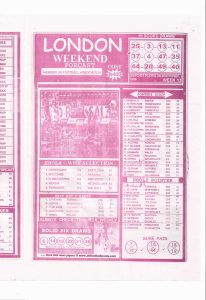 week 13 london weekend 2026 page 1