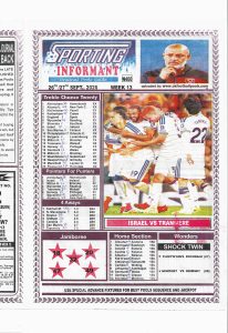 week 13 sporting informant 2026 page 1